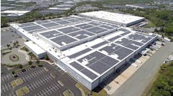 Iron Mountain's 7 megawatt solar array on the roof of its data center in Edison, N.J. (Image: Iron Mountain Data Centers)