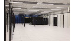 Cabinets inside a data hall in an EdgeConneX data center facility. (Photo: EdgeConneX)