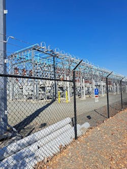 The 300 megawatt (MW) Dominion Energy substation next door to Sabey Data Centers' SDC Ashburn campus.