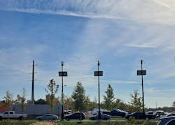 Solar and wind energy resources at work outside Vantage Data Centers VA11.