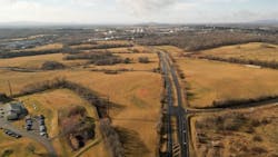 Aerial view of a portion of the Culpeper Tech Zone (CTZ).