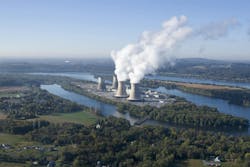 Three Mile Island Nuclear Generating Station (TMI) is located along the Susquehanna River in Londonderry Township, Dauphin County, Pennsylvania.