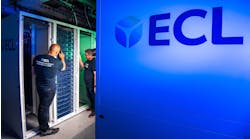 A glimpse inside ECL's MV-1 data center in Mountain View, Calif.