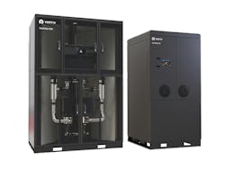 The Vertiv CoolChip CDU 2300kW liquid-to-liquid and Vertiv CoolChip CDU 350kW liquid-to-air units support data center AI applications.