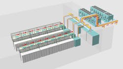 Microsoft's zero-water evaporated for cooling design recycles water through a closed loop system.